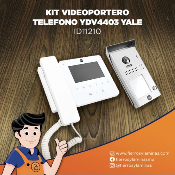 Kit Videoportero Teléfono YDV4403 YALE