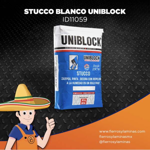 ¿Cómo se aplica el Stucco Uniblock?