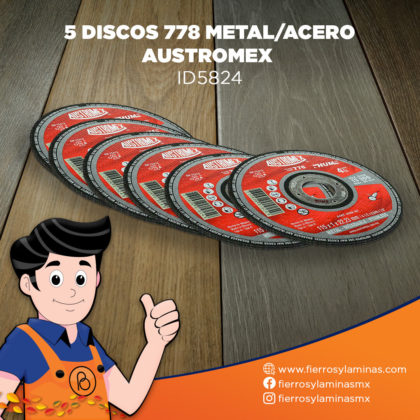 DISCOS METAL/ACERO AUSTROMEX