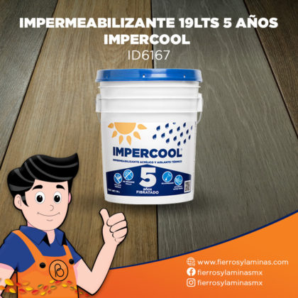 IMPERMEABILIZANTE 5 AÑOS IMPERCOOL