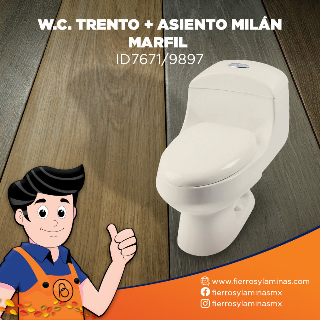 WC TRENTO MILAN MARFIL