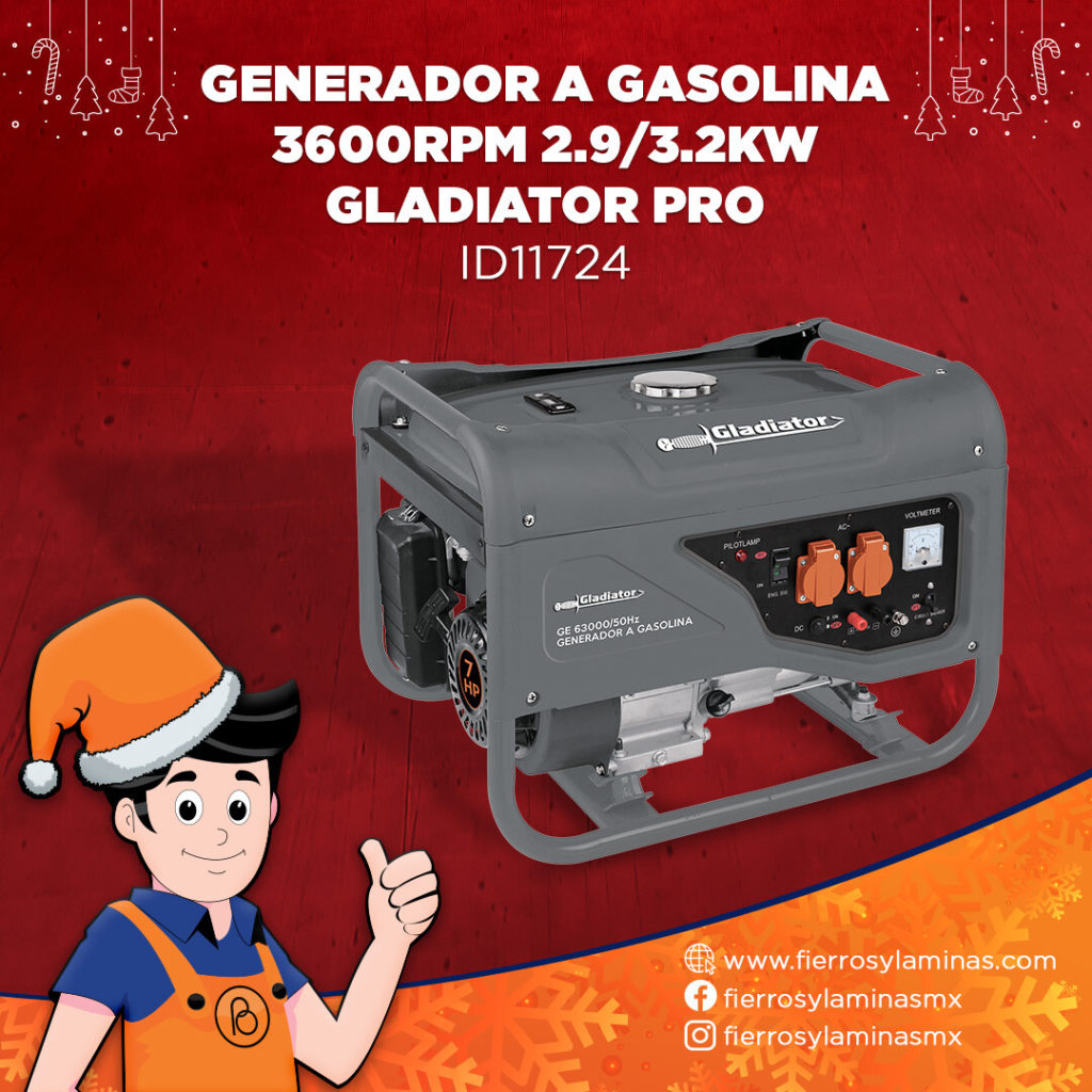 Generador a gasolina Gladitator