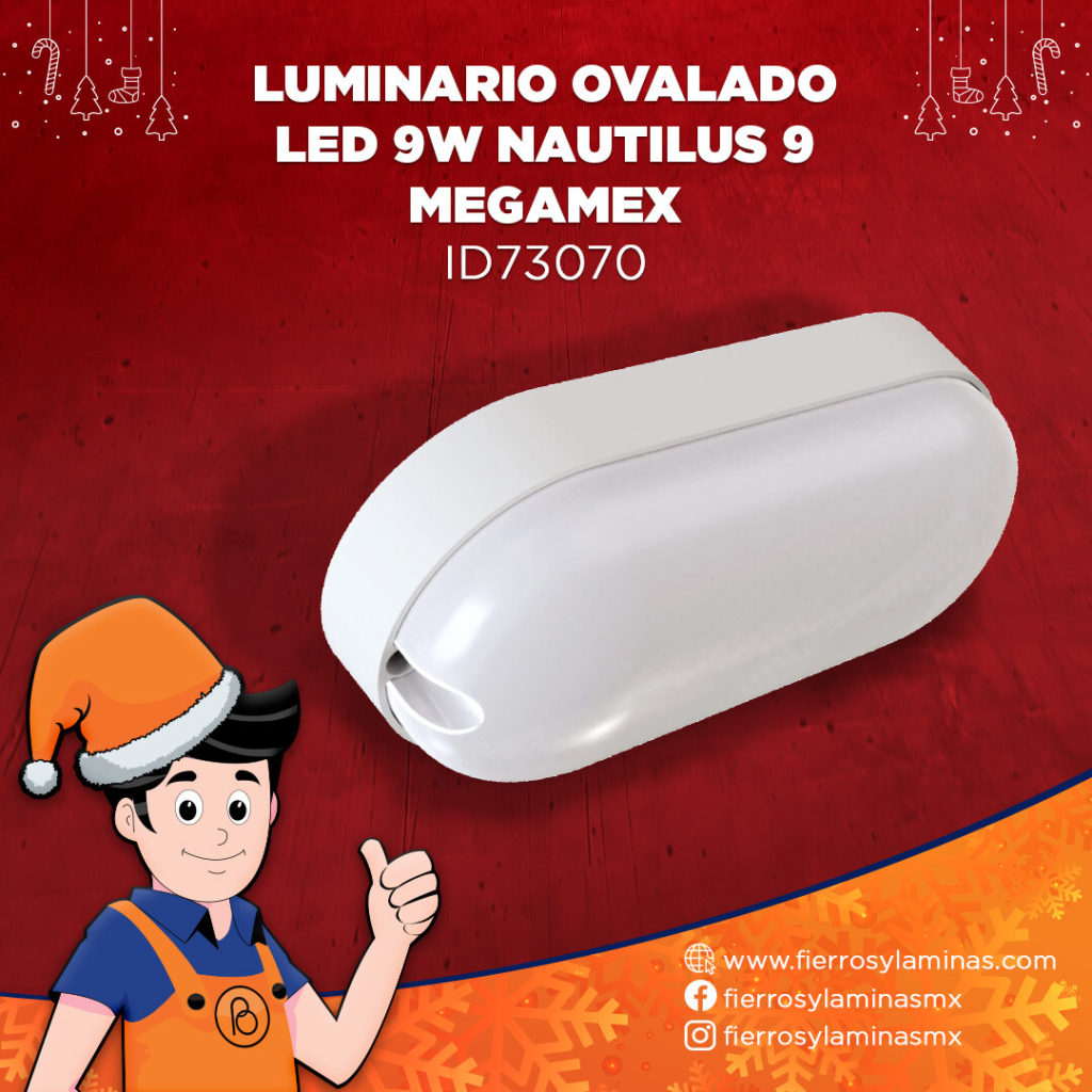 Luminario ovalado LED