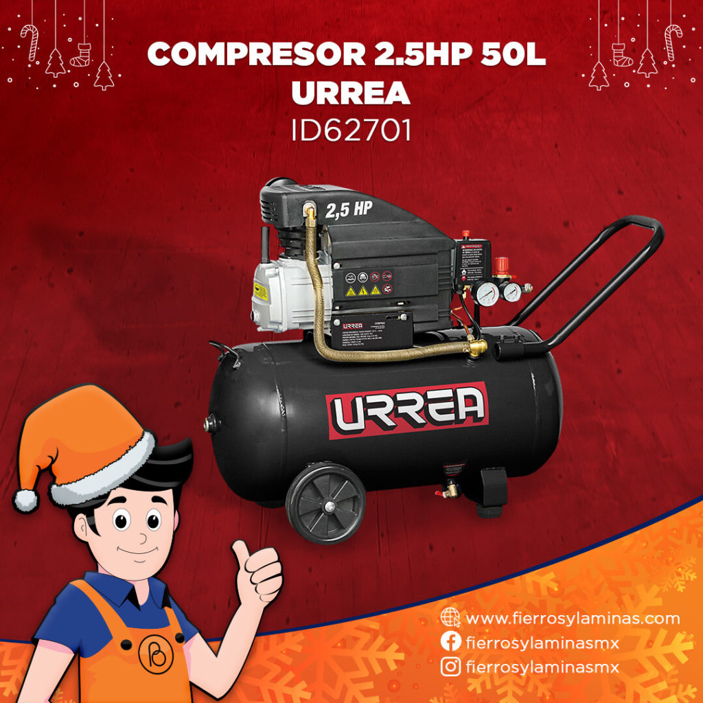 Compresor 2.5HP 50L URREA